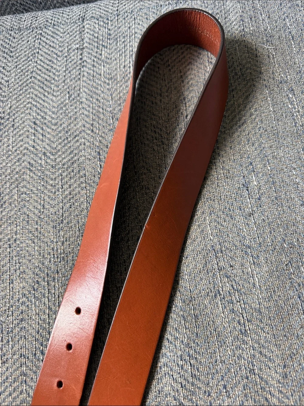 Hugo Boss Men’s Brown Leather Sammyo_SZ35_LTPL  Belt Size: 80-30